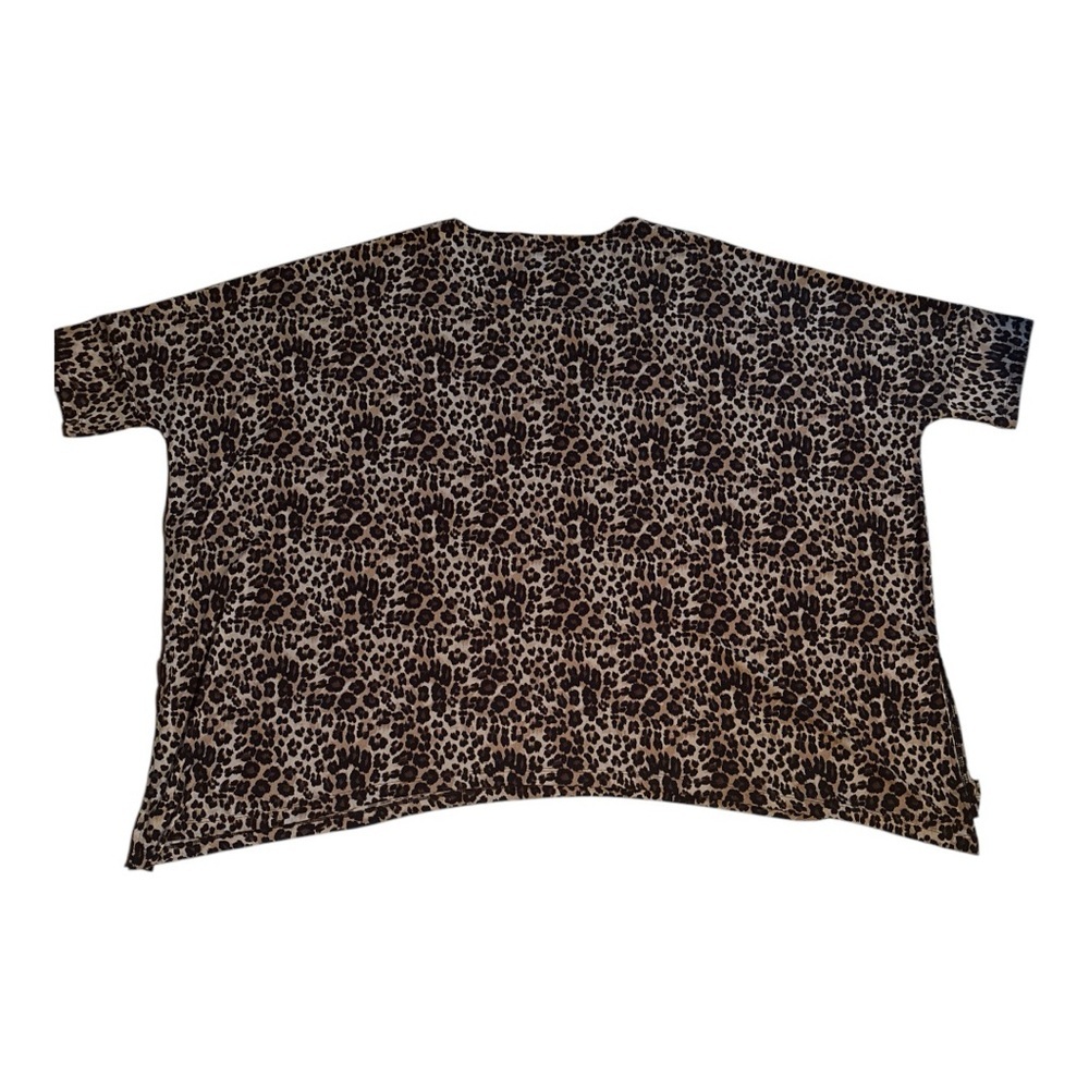 Chico's Leopard Print Blouse Size 3 (XL) - Picture 2 of 3